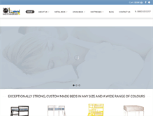 Tablet Screenshot of madetomeasurebeds.co.uk